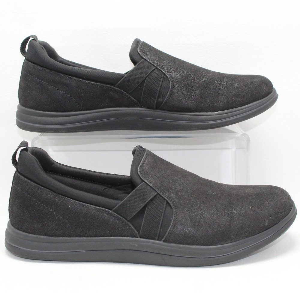 Clarks Cloudsteppers Breeze Step II Womens 8.5 W Black Slip On Loafers NWOB
